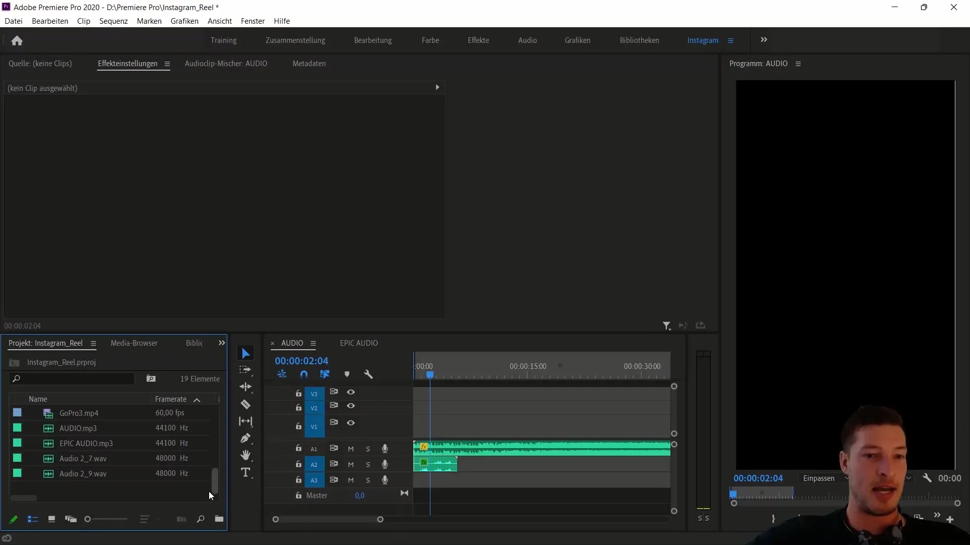 Preparativos efectivos para tu Instagram Reel con Adobe Premiere Pro