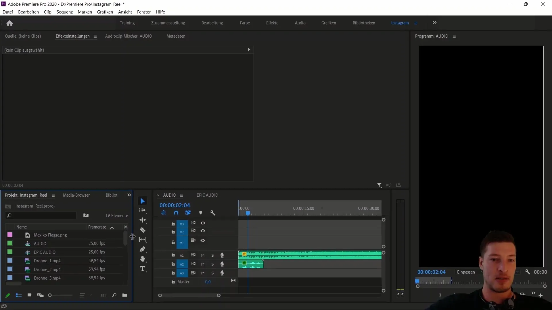 Preparativos efectivos para tu Instagram Reel con Adobe Premiere Pro
