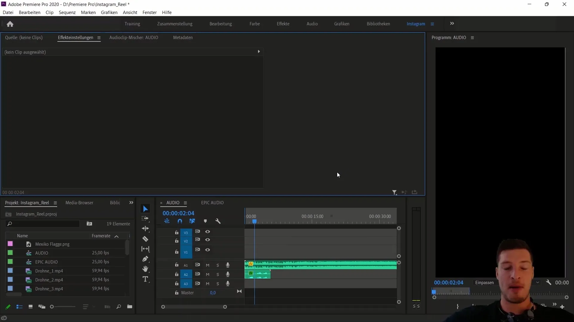 Preparativos efectivos para tu Instagram Reel con Adobe Premiere Pro