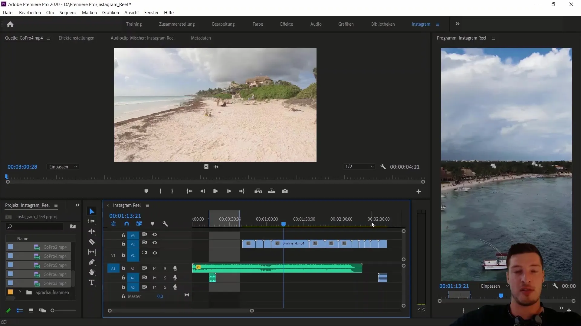 Preparativos efectivos para tu Instagram Reel con Adobe Premiere Pro