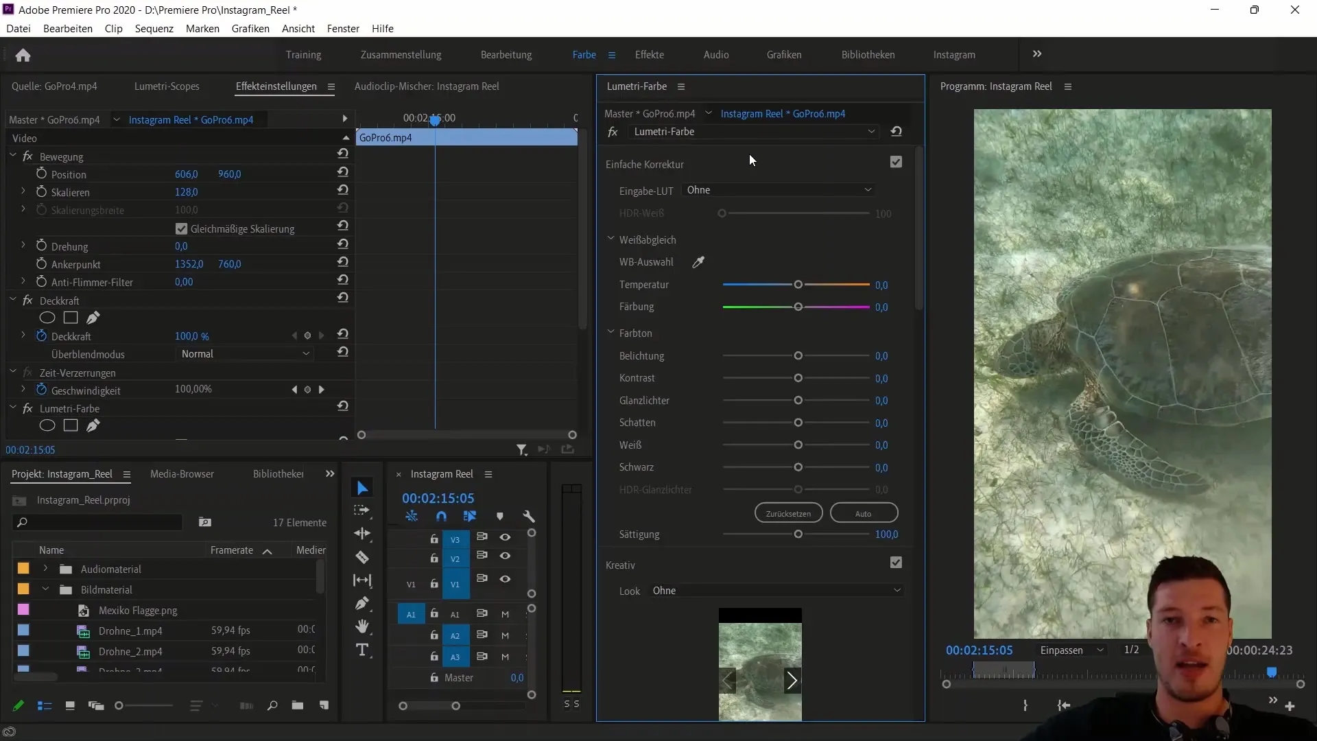 Preparativos efectivos para tu Instagram Reel con Adobe Premiere Pro