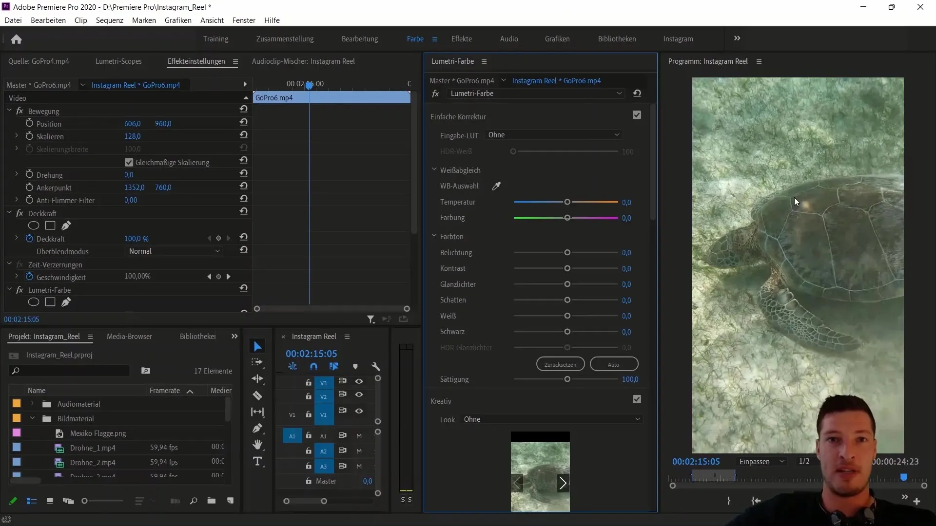 Preparativos efectivos para tu Instagram Reel con Adobe Premiere Pro