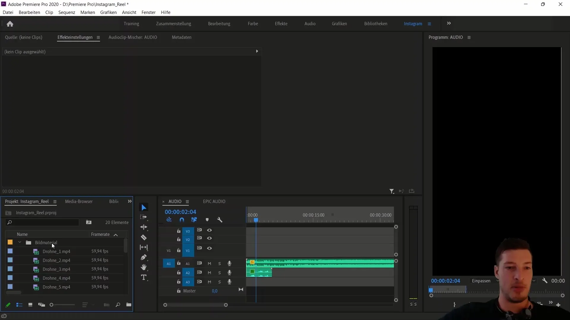 Preparativos efectivos para tu Reel de Instagram con Adobe Premiere Pro