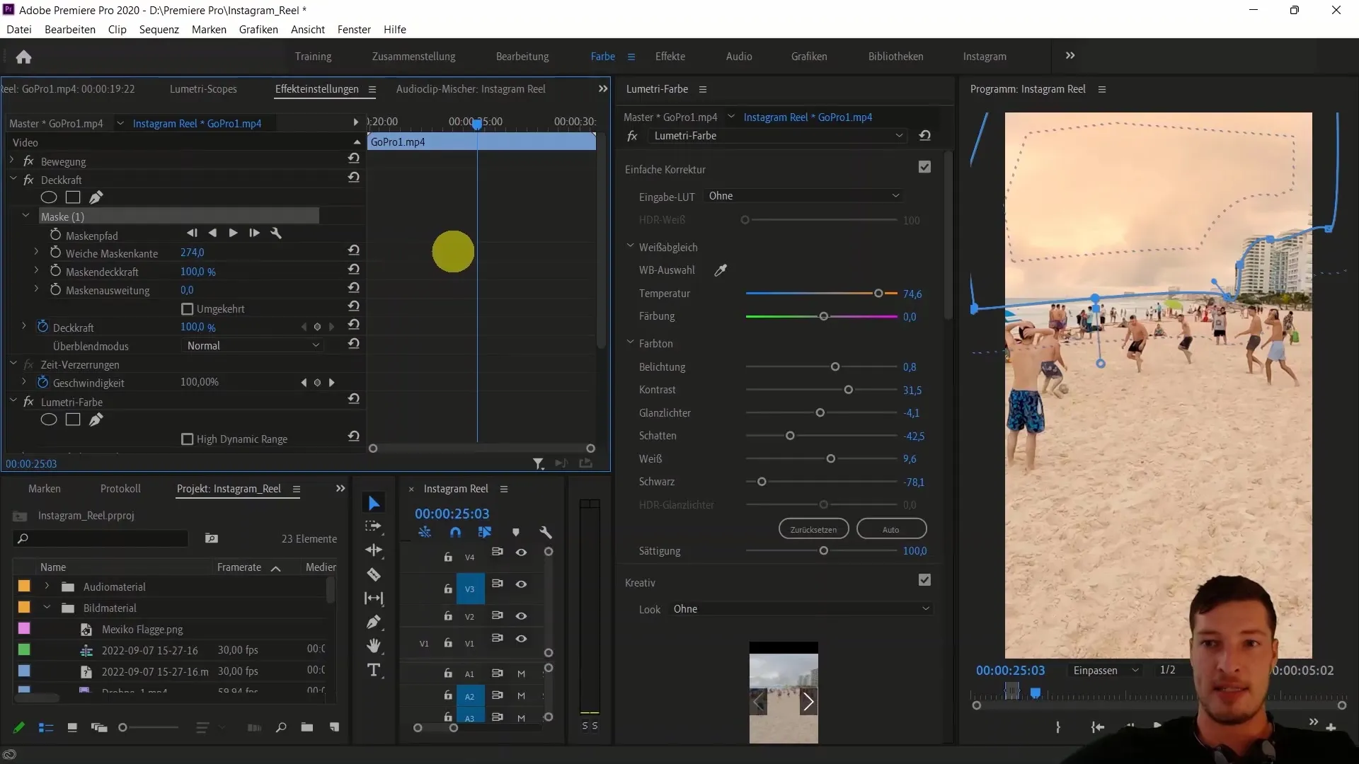 Edición avanzada de color de áreas específicas en Adobe Premiere Pro CC