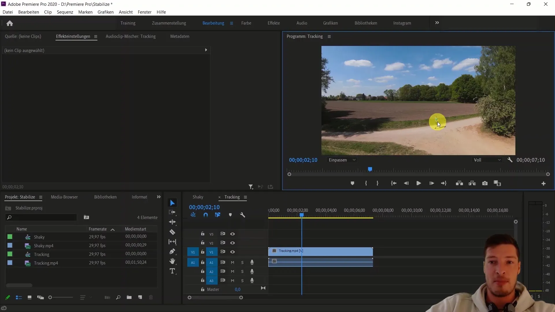 Adobe Premiere Pro CC의 효과적인 개체 추적