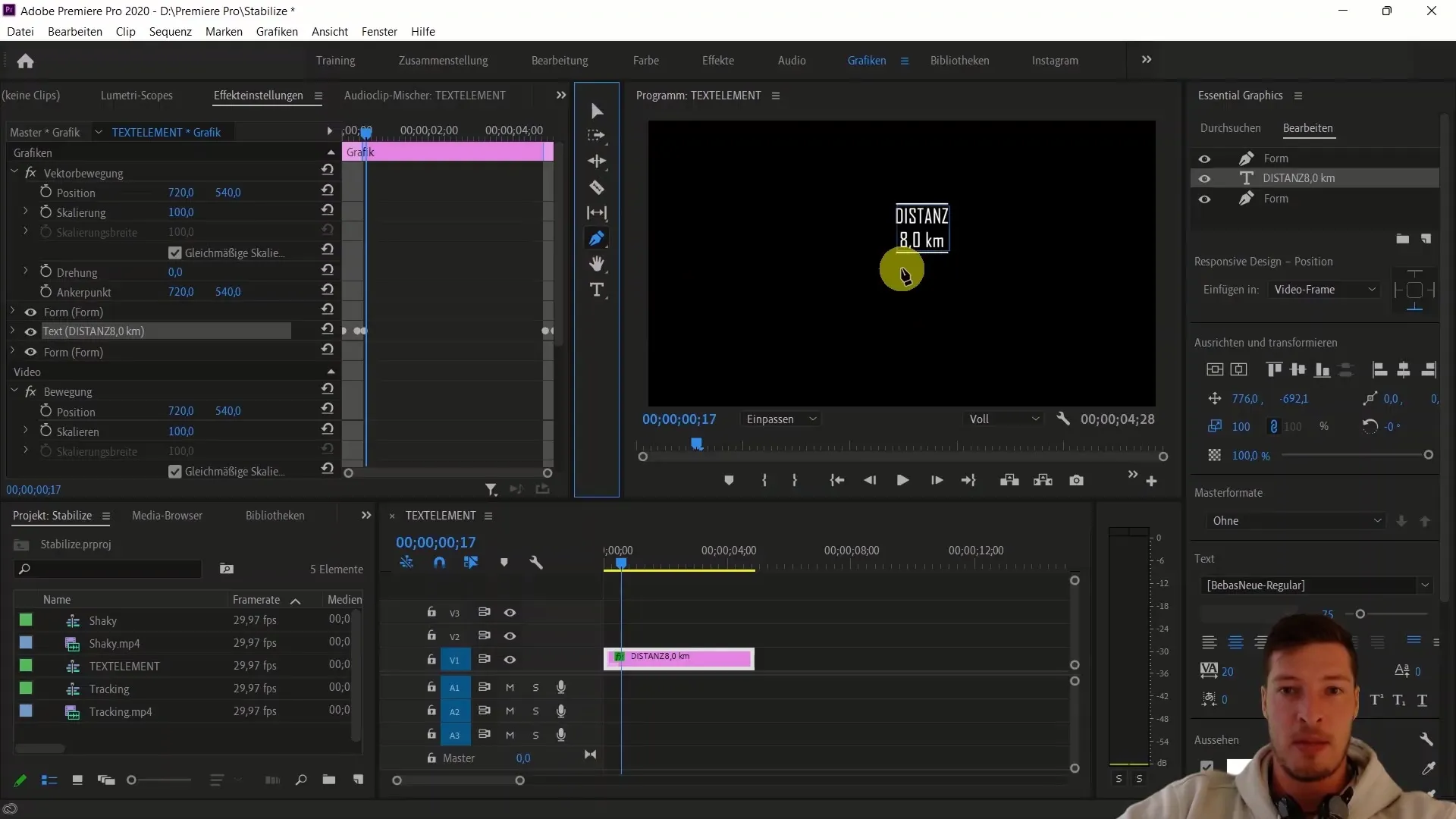 Adobe Premiere Pro CC의 효과적인 개체 추적