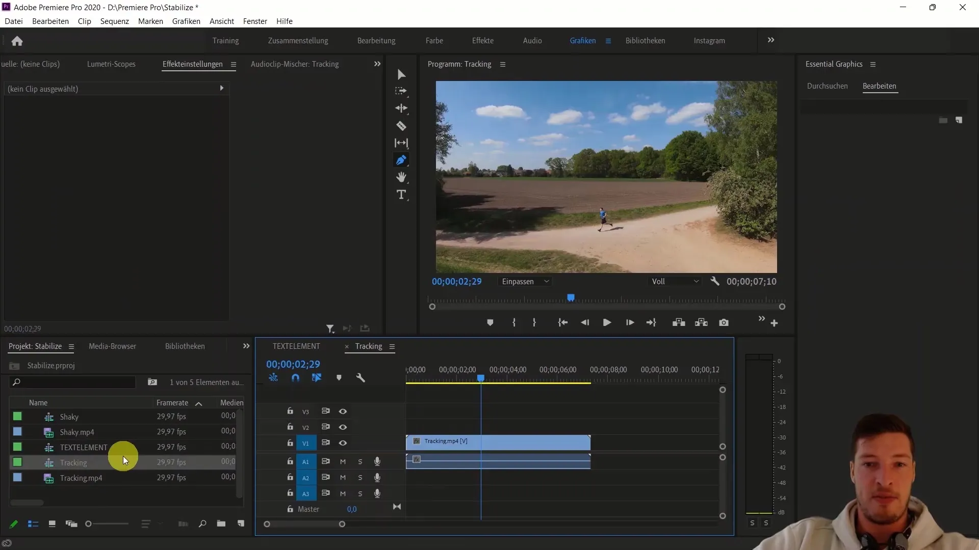 Adobe Premiere Pro CC의 효과적인 개체 추적