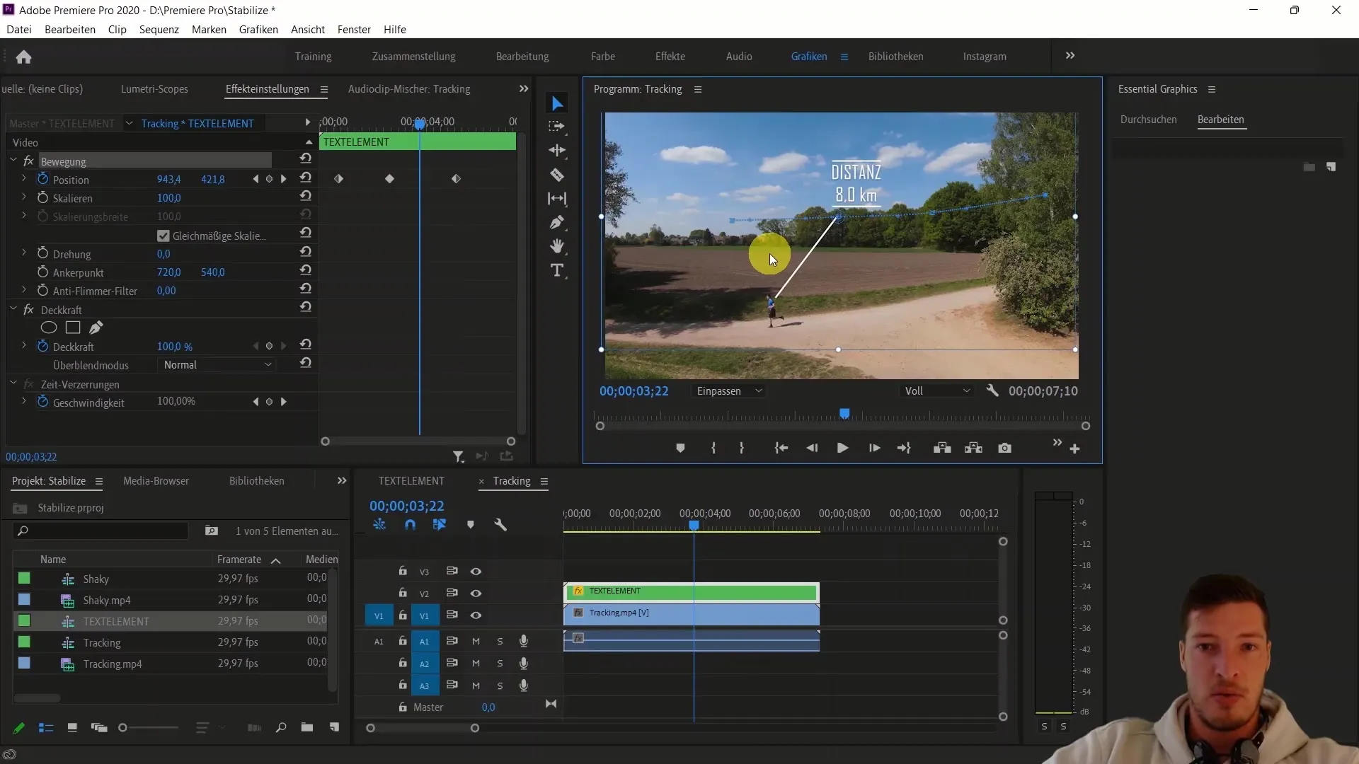 Adobe Premiere Pro CC의 효과적인 개체 추적