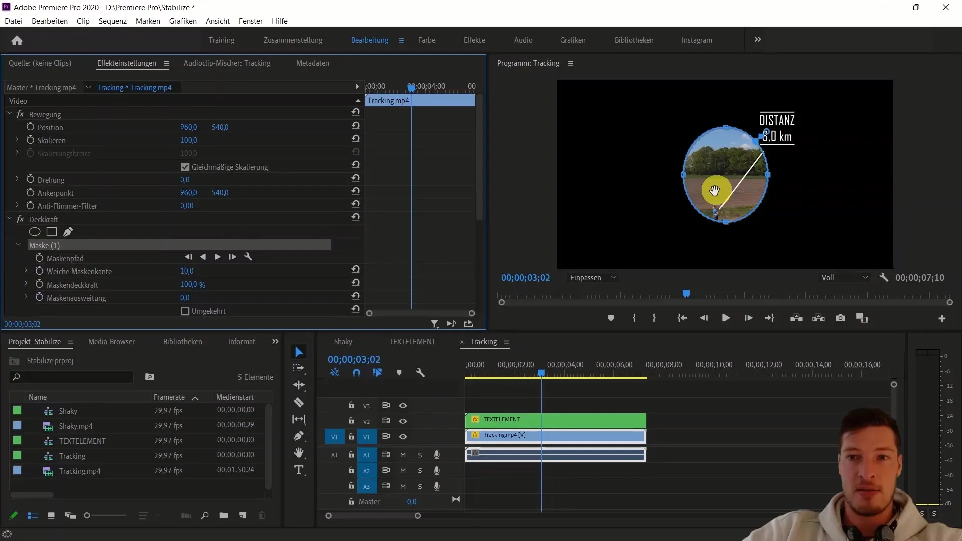 Adobe Premiere Pro CC의 효과적인 개체 추적