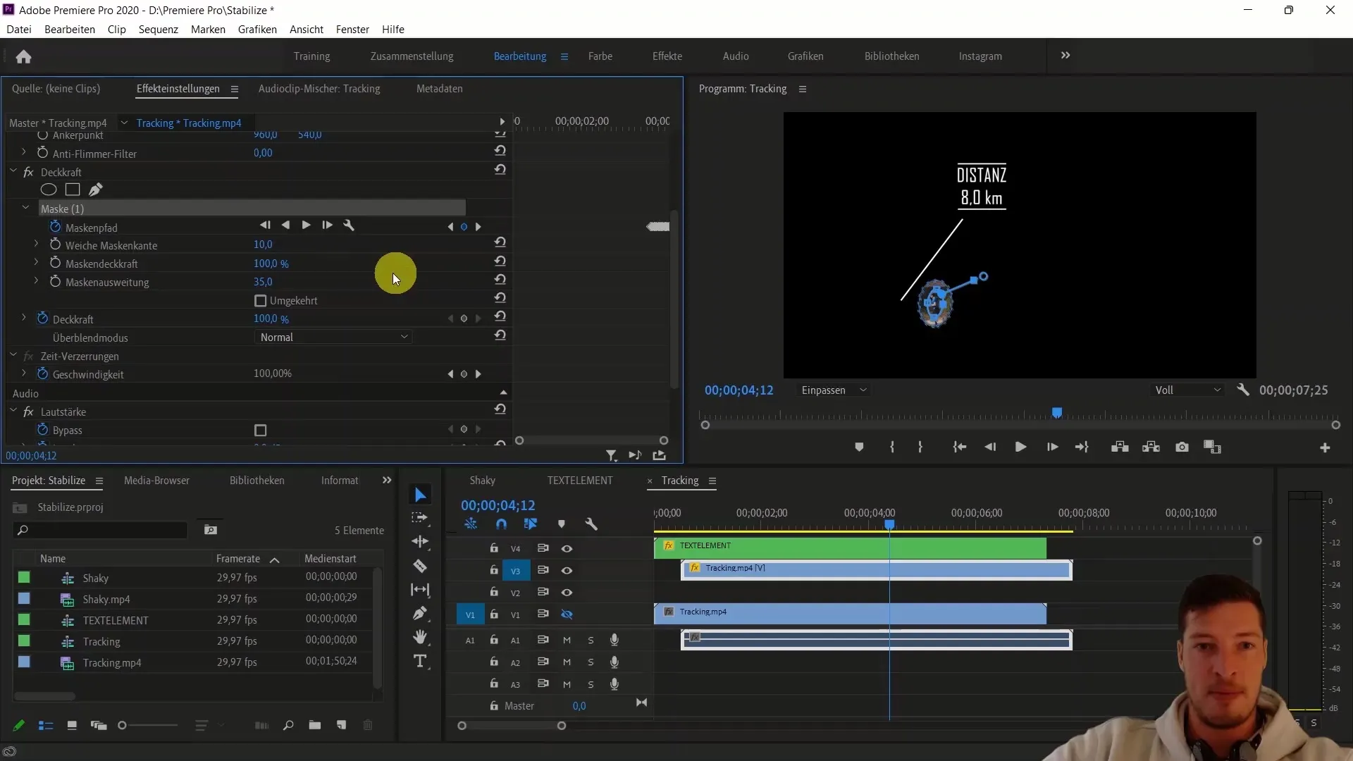 Adobe Premiere Pro CC의 효과적인 개체 추적