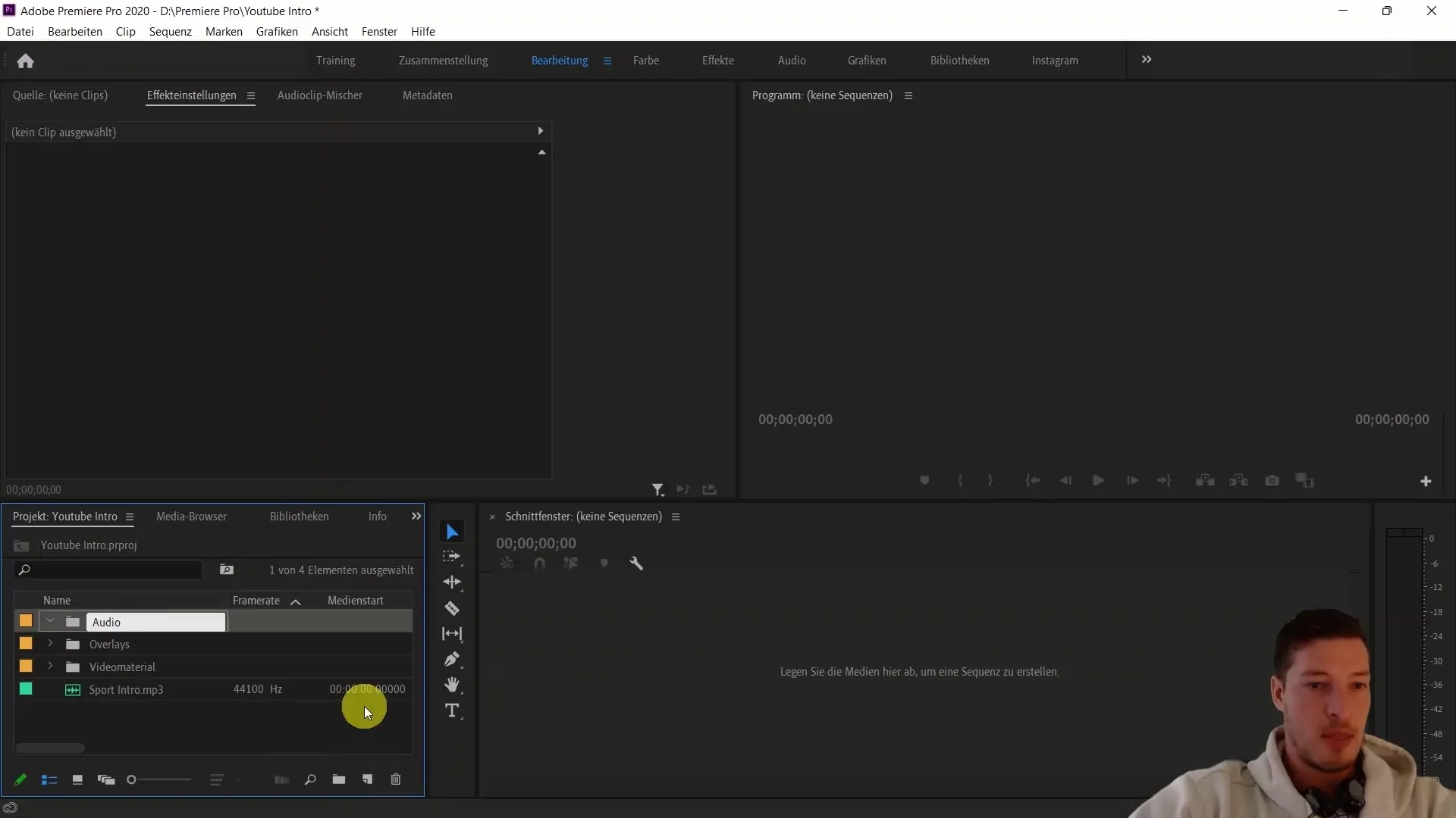 Edição de vídeo eficiente com o Adobe Premiere Pro CC através de aninhamento