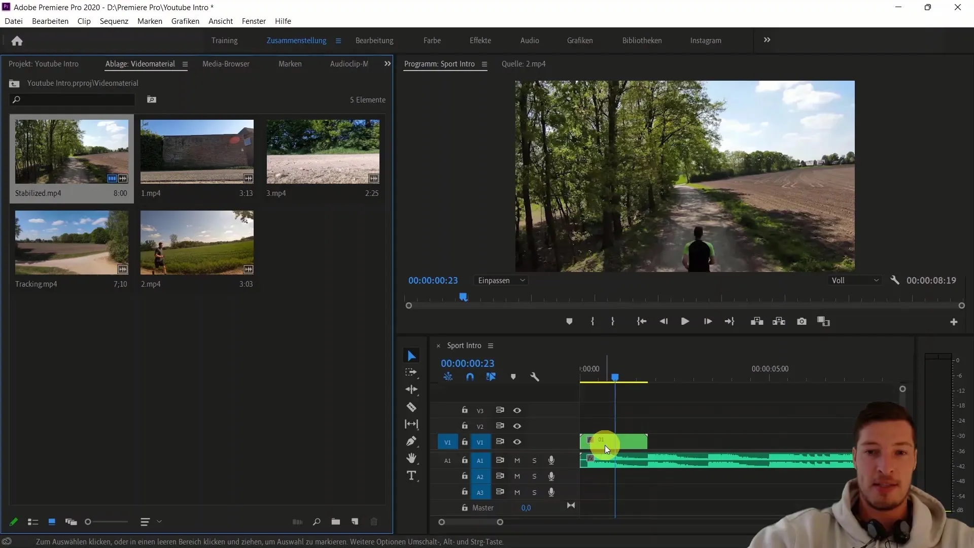 Edição de vídeo eficiente com o Adobe Premiere Pro CC através de aninhamento
