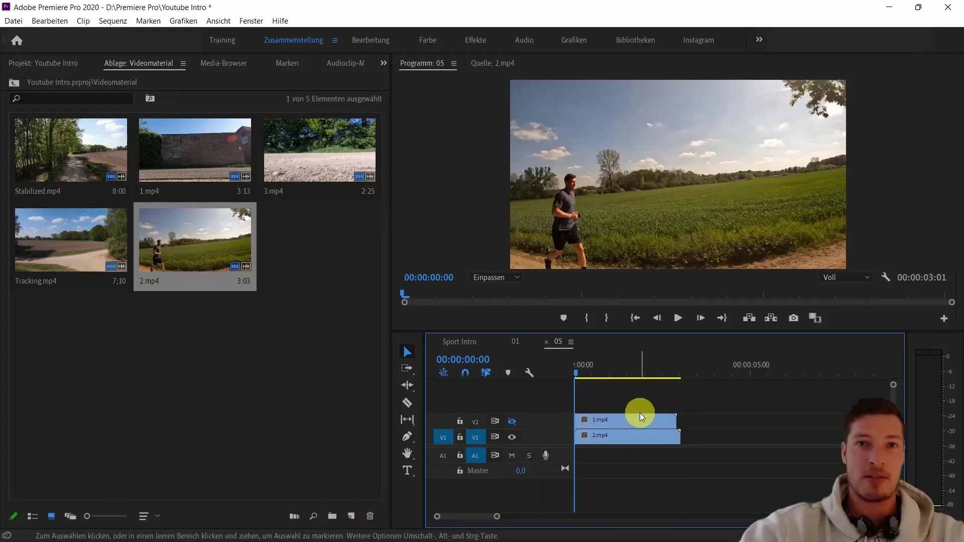Edição de vídeo eficiente com o Adobe Premiere Pro CC através de aninhamento