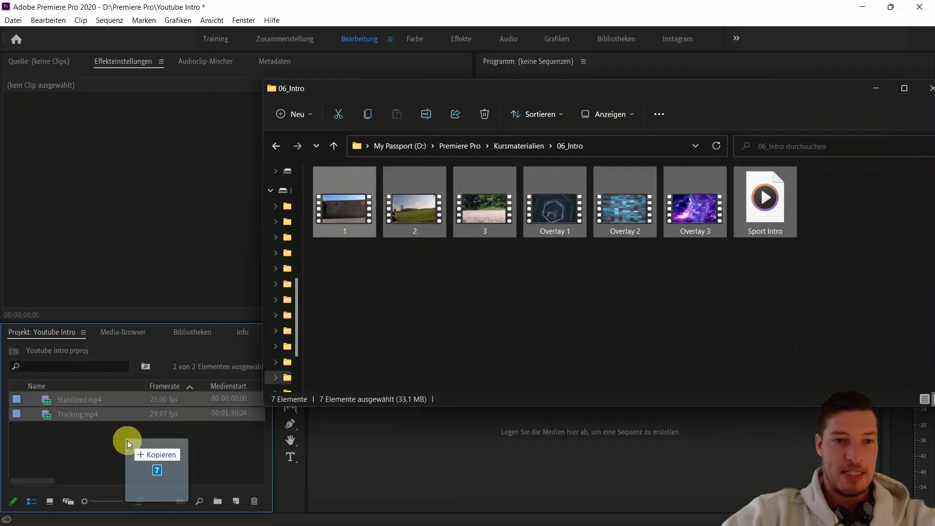 Edição de vídeo eficiente com o Adobe Premiere Pro CC através de aninhamento