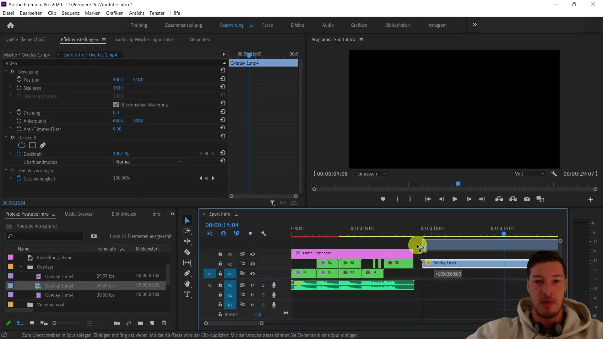Ako používať prekrývanie v aplikácii Adobe Premiere Pro CC na dynamický video obsah