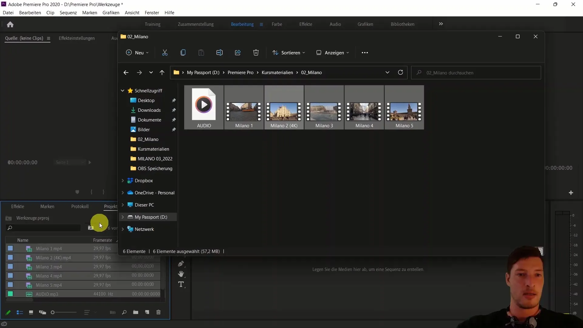 Strumenti per l'editing video in Adobe Premiere Pro CC - Guida