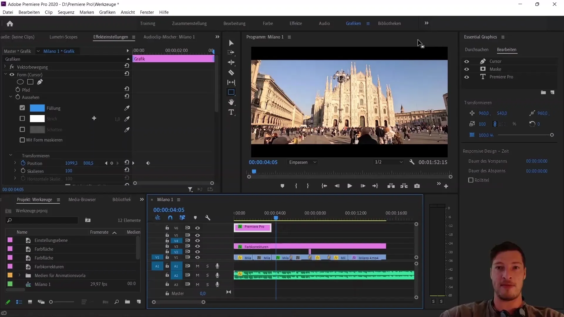 Video Editing: How to properly use Essential Graphics and LUTs in Premiere Pro