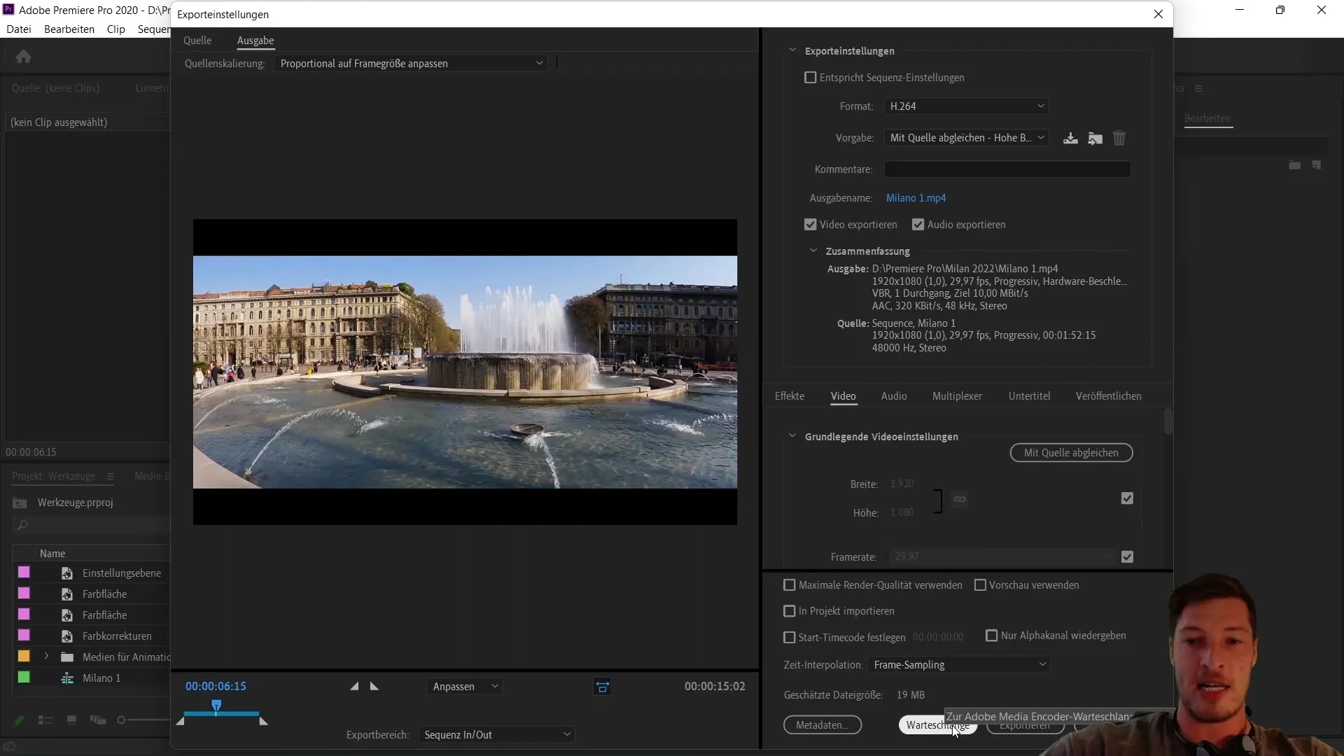 Exportación eficiente de archivos de video con Adobe Media Encoder