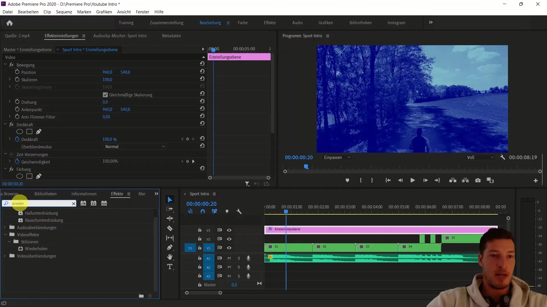 Ustvarjalne barvne in učinkovite nastavitve v programu Adobe Premiere Pro CC