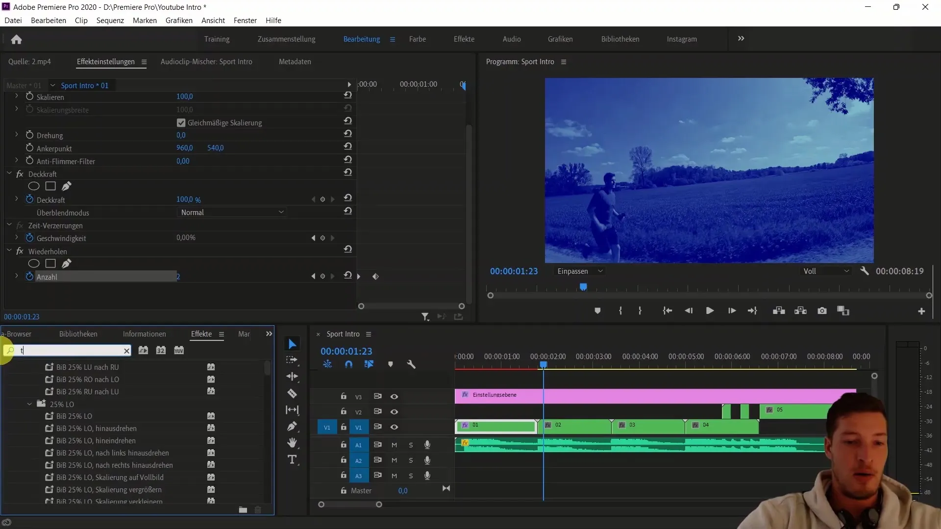 Ustvarjalne nastavitve barv in učinkov v Adobe Premiere Pro CC