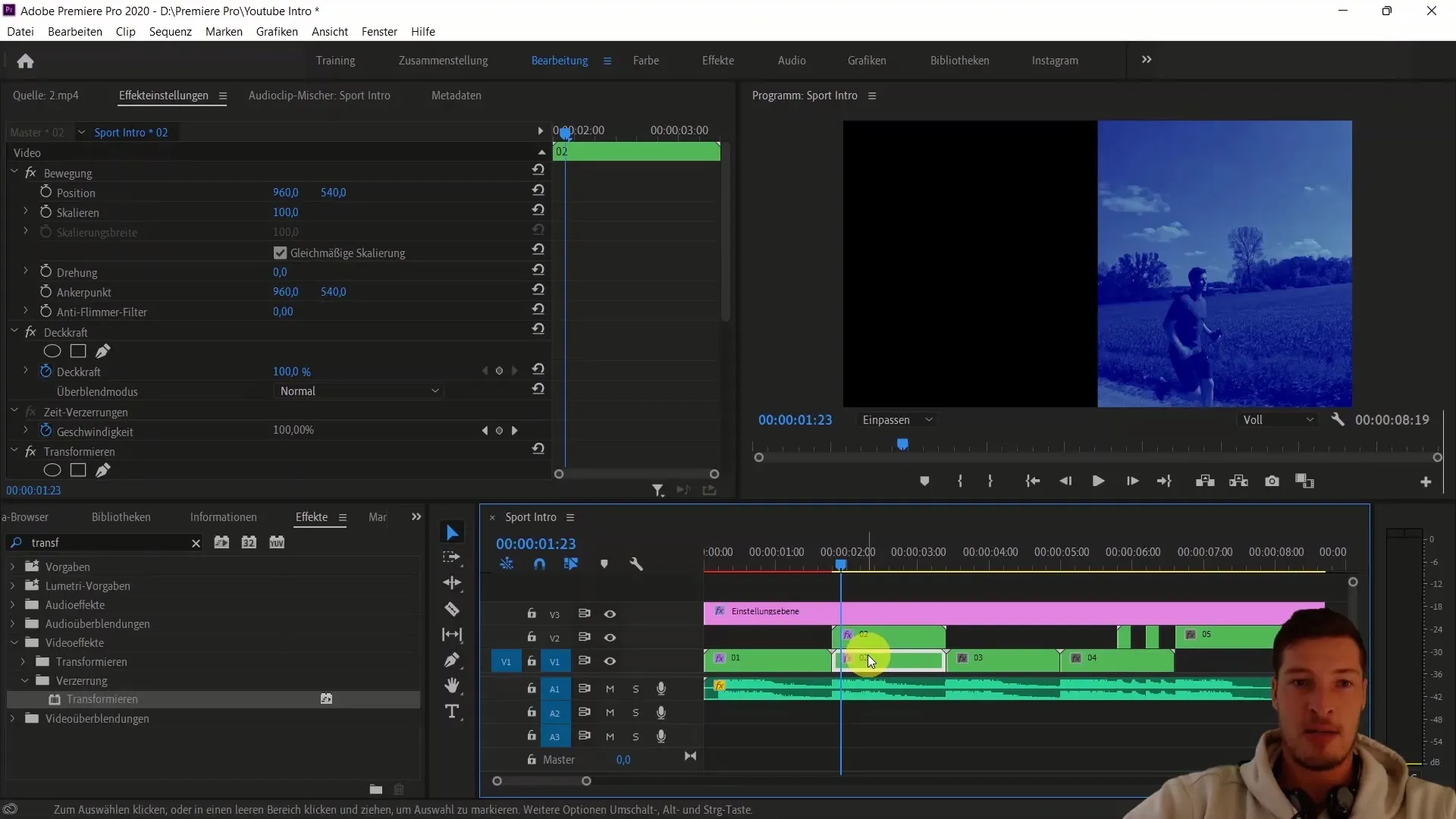 Kreativne barvne in učinke nastavitve v programu Adobe Premiere Pro CC