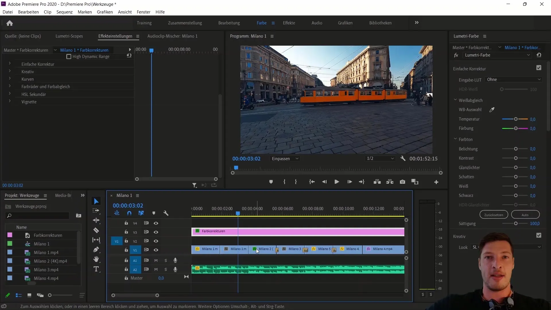 Adobe Premiere Pro CC での設定レベルの利用可能な用途