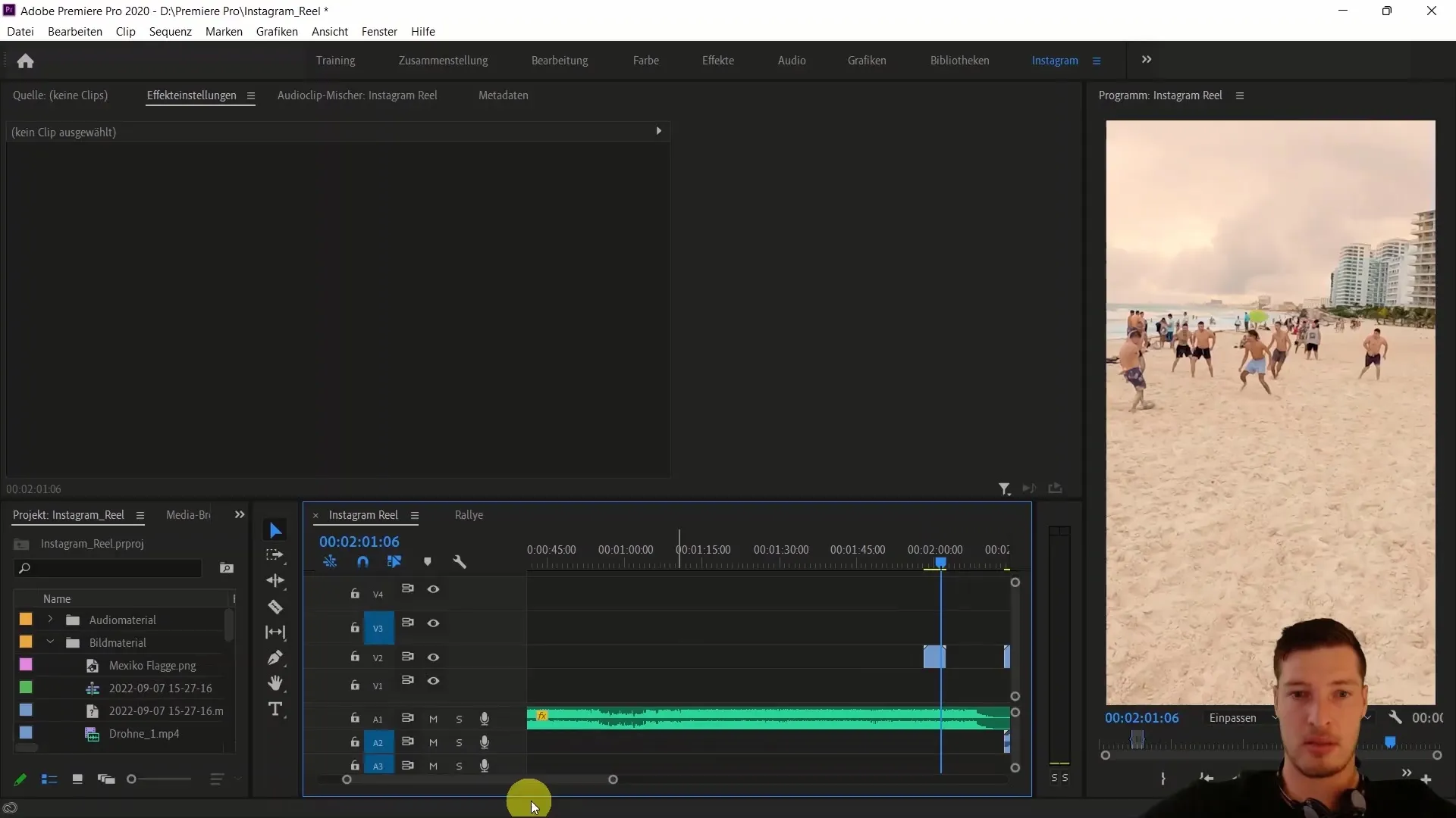 Creating Instagram Reels with Premiere Pro