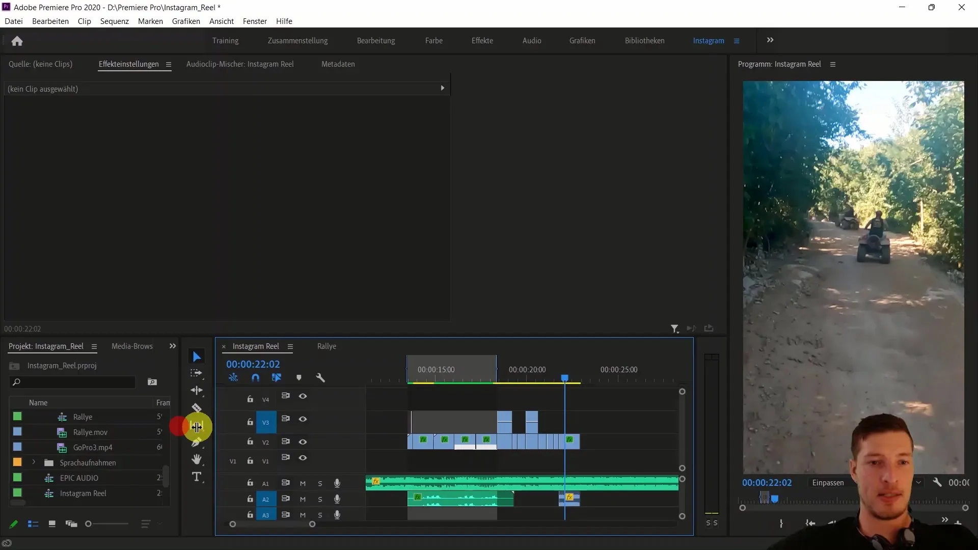 Creating Instagram Reels with Premiere Pro