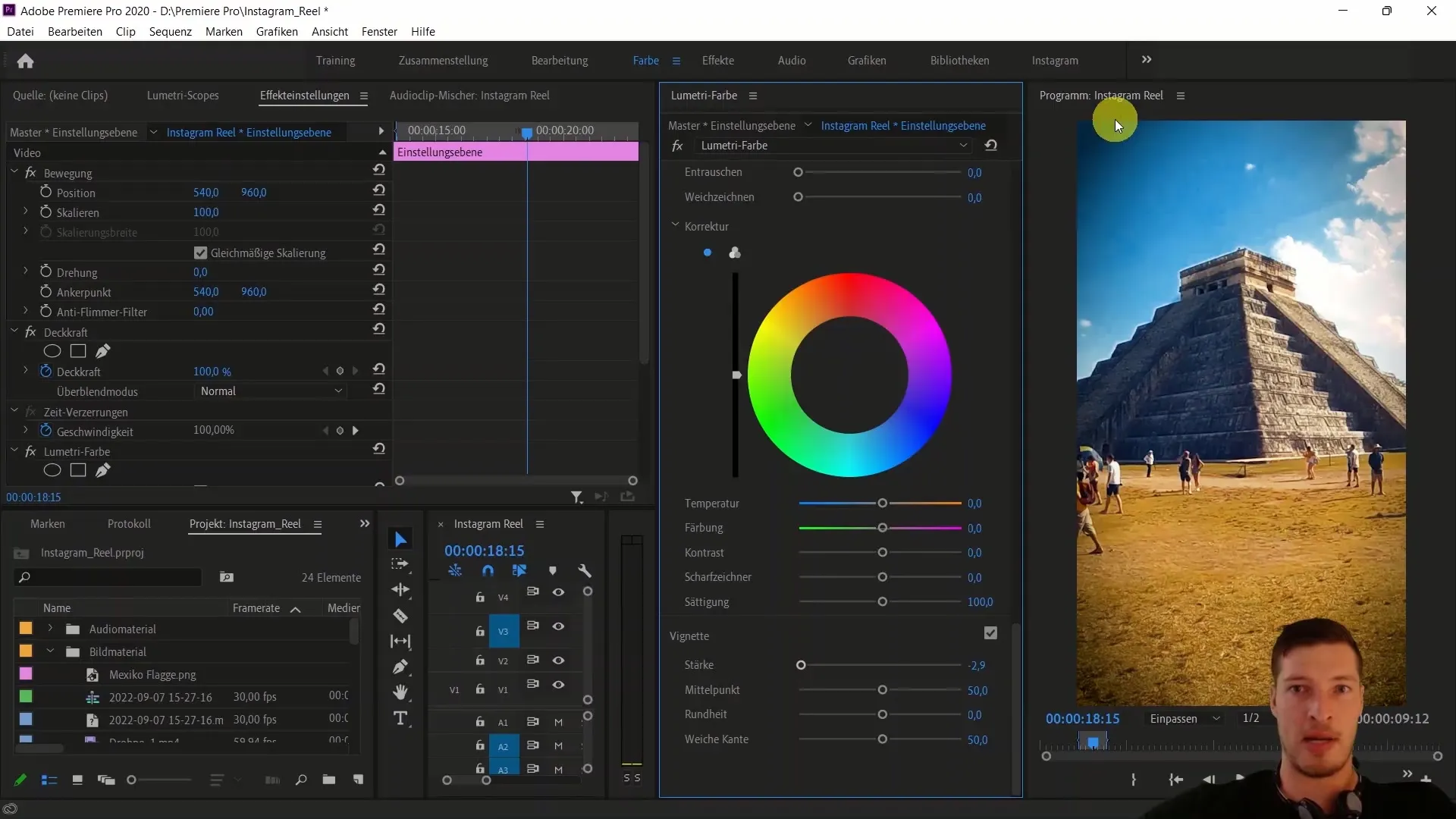 Creating Instagram Reels with Premiere Pro