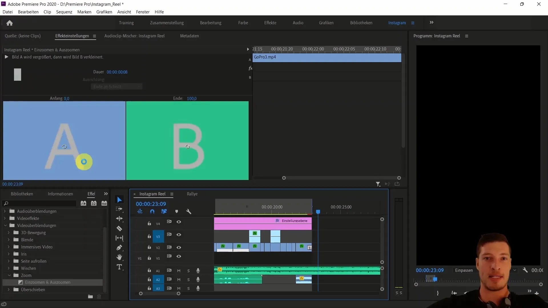 Creating Instagram Reels with Premiere Pro