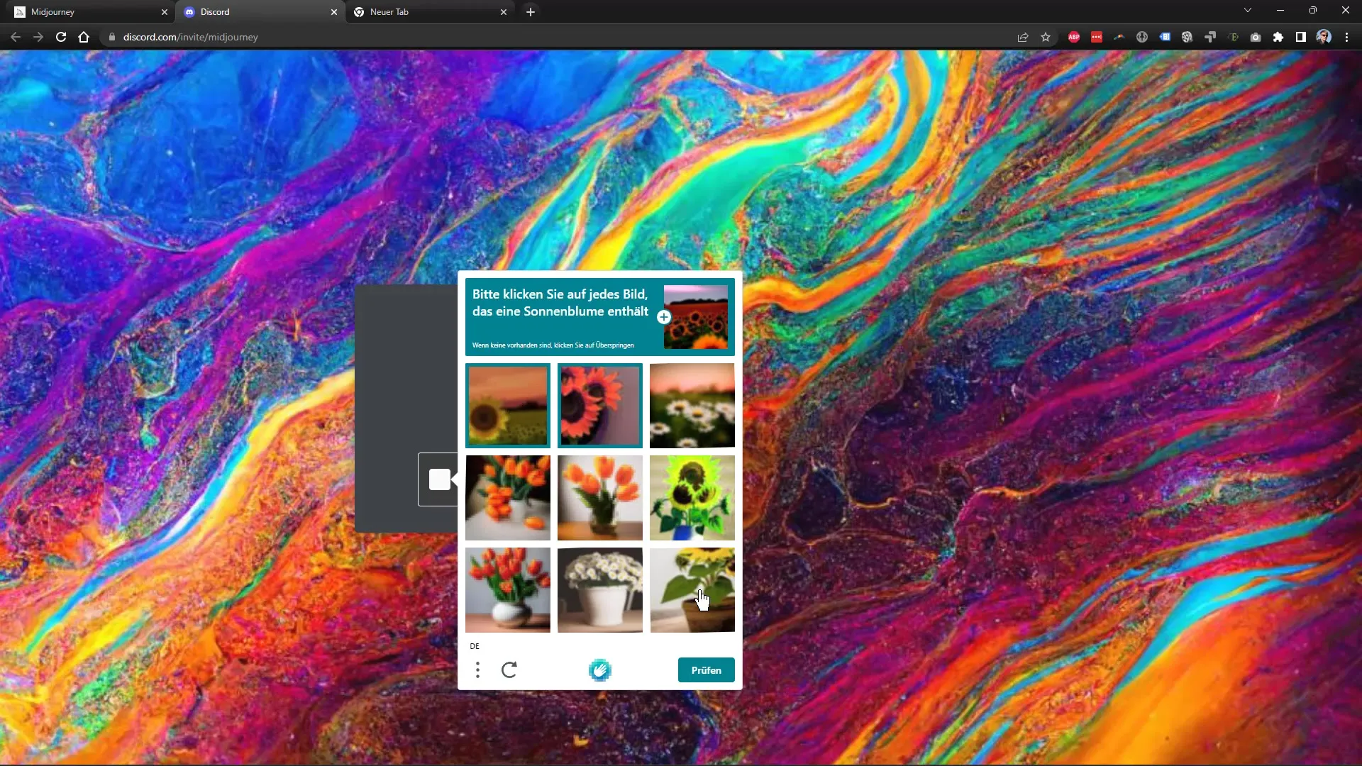 Midjourney: Înregistrare gratuită pe platforma Bild-KI