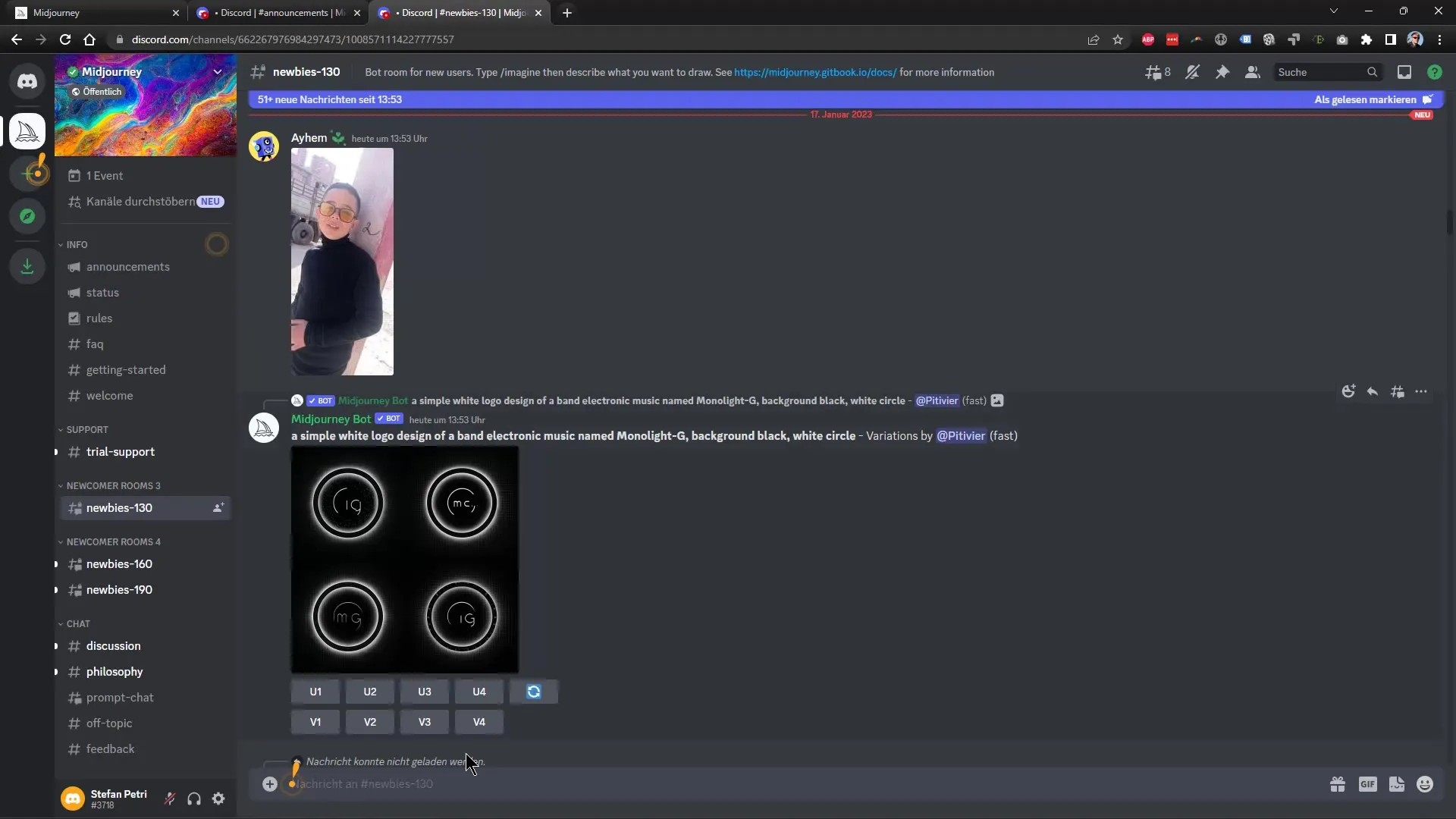 Pe parcursul călătoriei: Înregistrare gratuită la Bild-KI