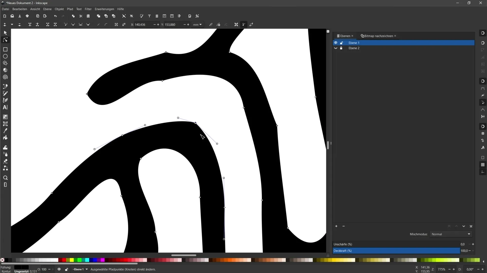 Векторизування в Inkscape: оптимізувати та налаштовувати результати