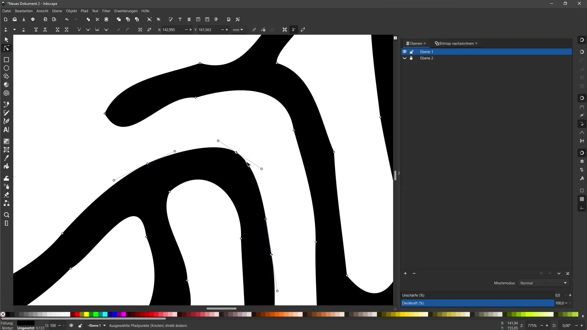 Векторизація в Inkscape: оптимізувати та налаштовувати результати
