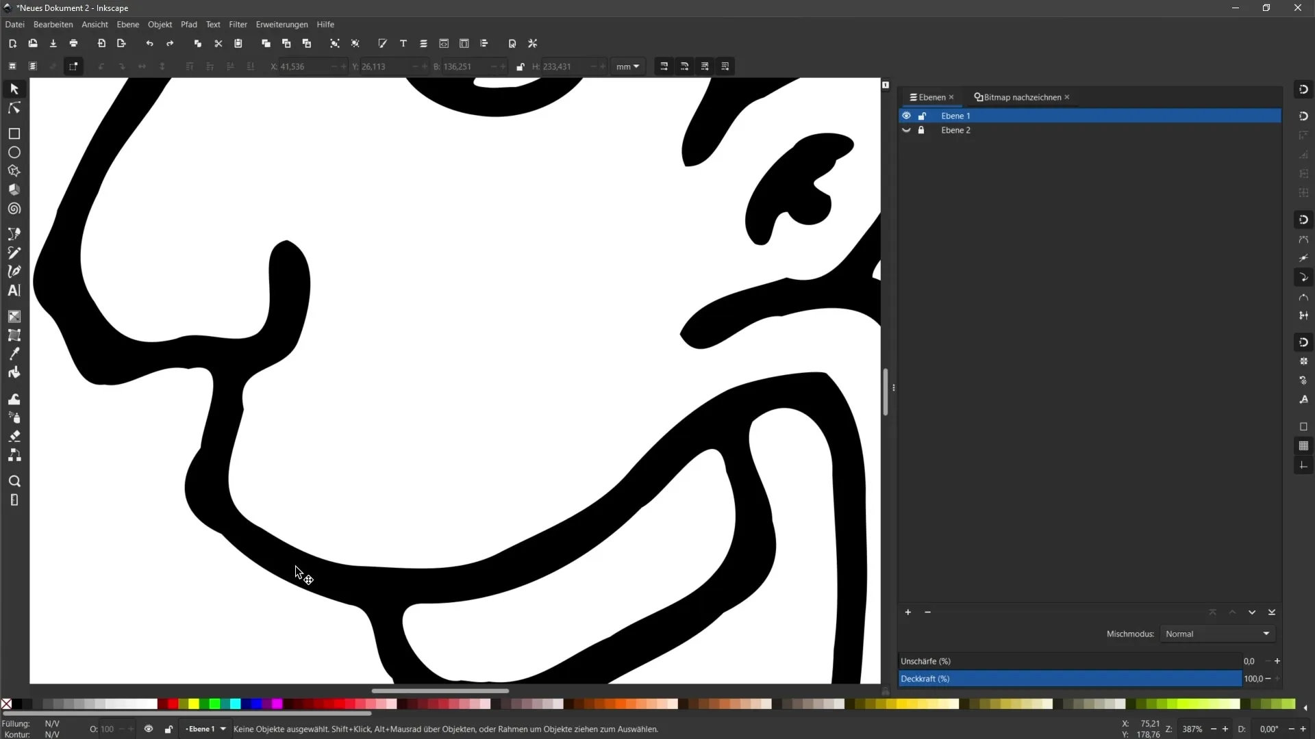 Векторизування в Inkscape: оптимізувати та налаштовувати результати