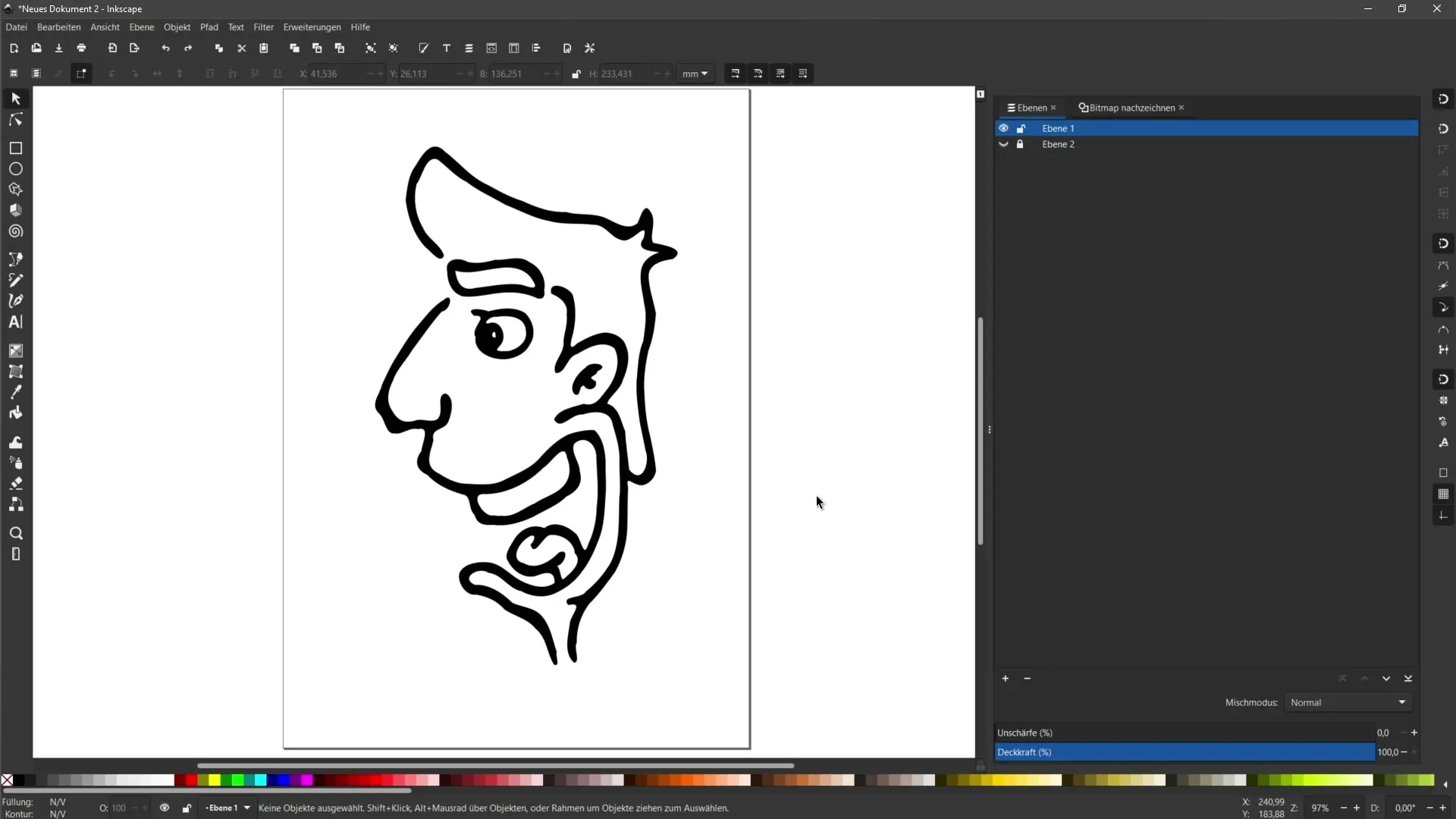 Векторизування в Inkscape: оптимізувати та налаштовувати результати