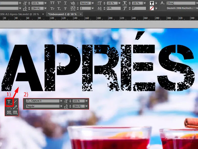 Design of a poster DIN A2 printed on one side - Après-Ski-Party