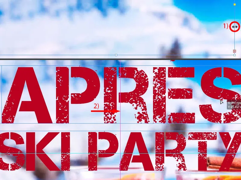 Design of a poster DIN A2 printed on one side - Après-Ski-Party