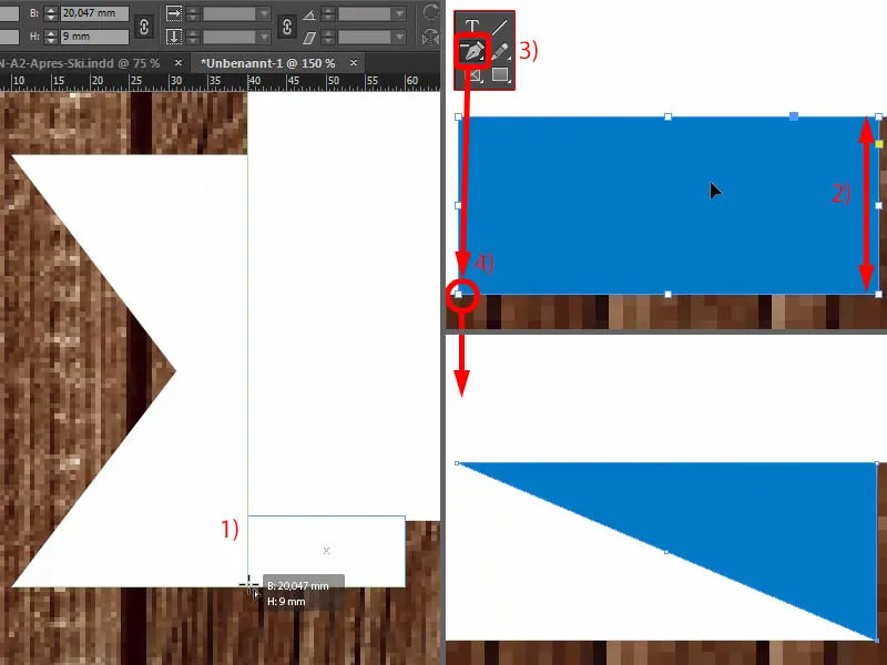 Design of a poster DIN A2 printed on one side - Après-Ski-Party