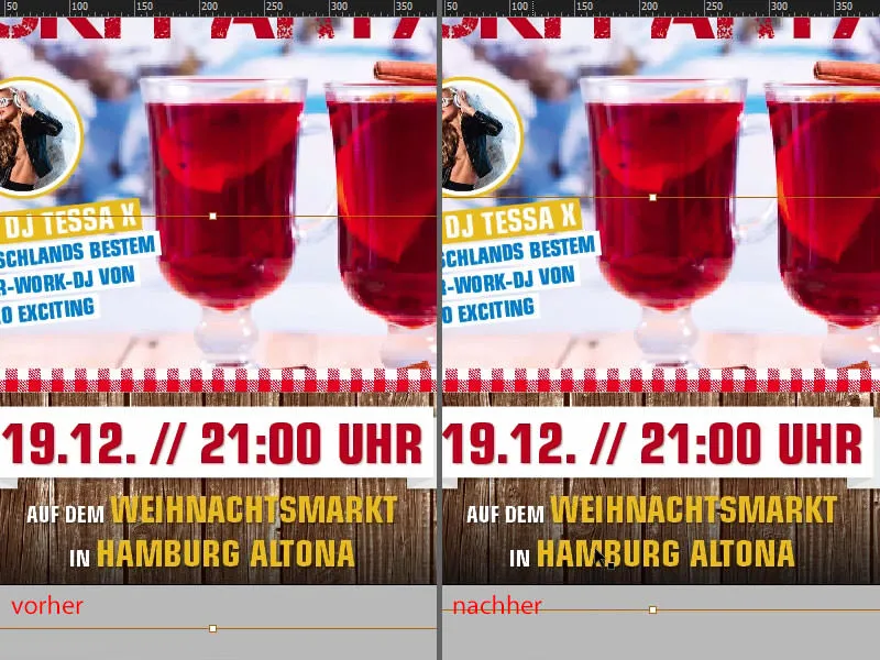 Design of a poster DIN A2 printed on one side - Après-Ski-Party