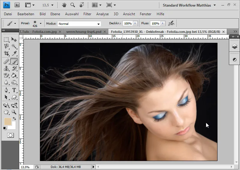 Hair clipping with layer mode offsets - so quick and fantastic