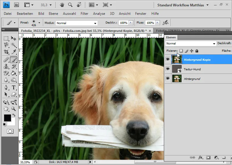 Hair clipping with layer mode offsets - so quick and fantastic