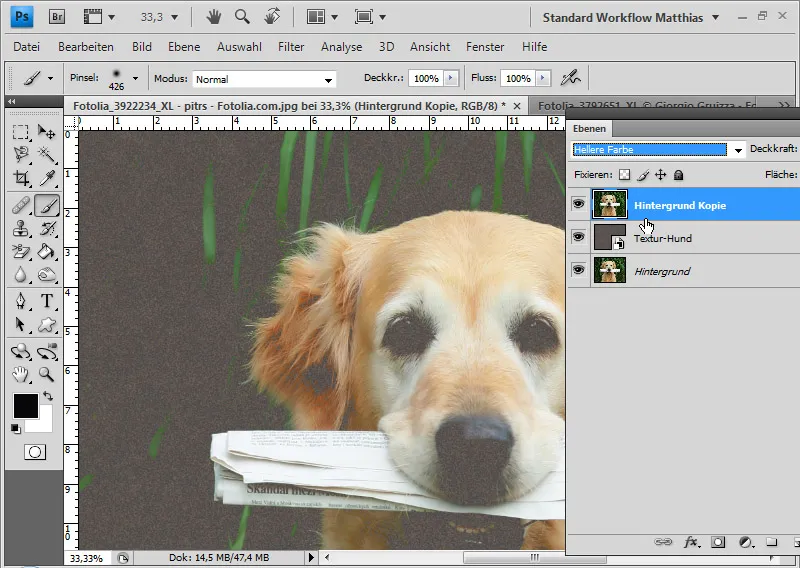 Hair clipping with layer mode offsets - so quick and fantastic