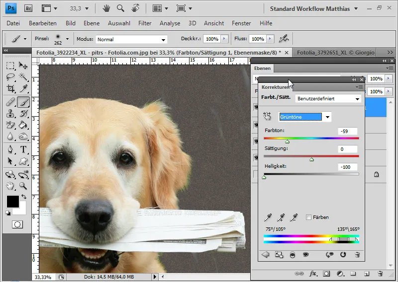Hair clipping with layer mode offsets - so quick and fantastic