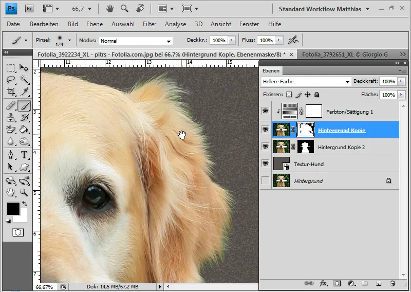 Hair clipping with layer mode offsets - so quick and fantastic