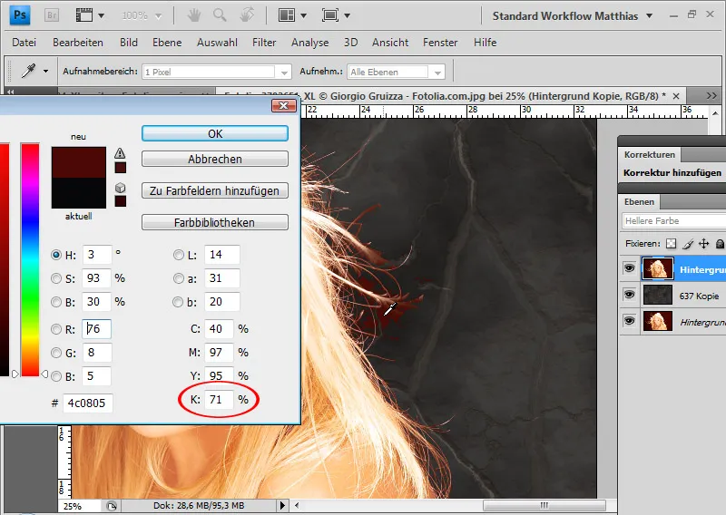 Hair clipping with layer mode offsets - so quick and fantastic