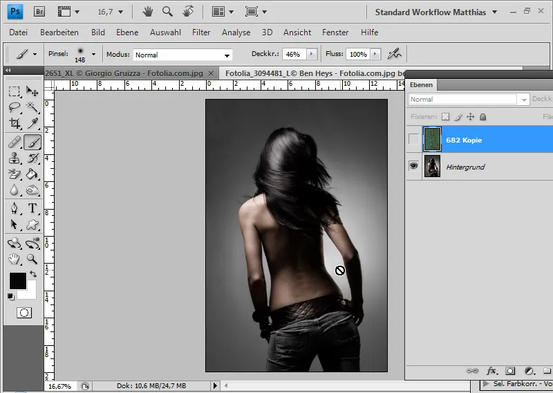 Hair clipping with layer mode offsets - so quick and fantastic