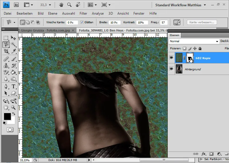 Hair clipping with layer mode offsets - so quick and fantastic
