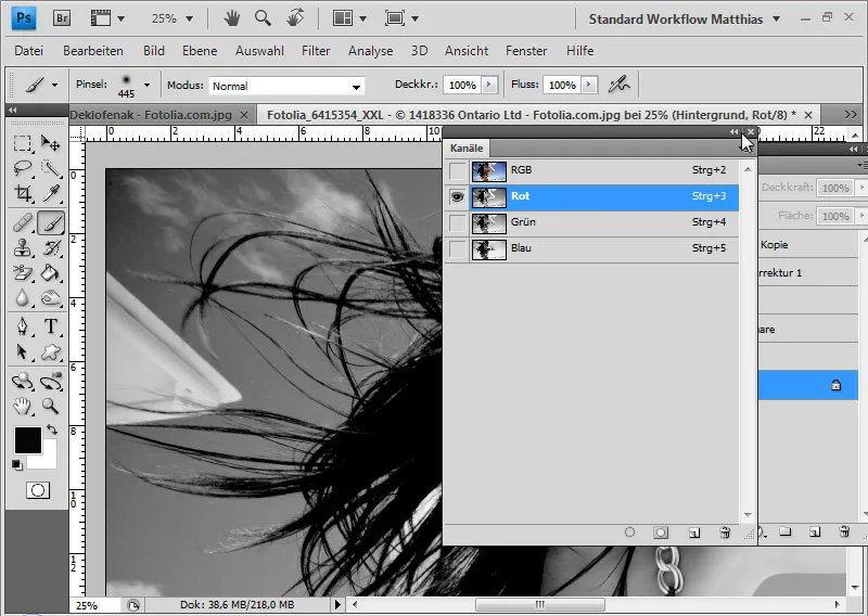 Hair clipping with layer mode offsets - so quick and fantastic