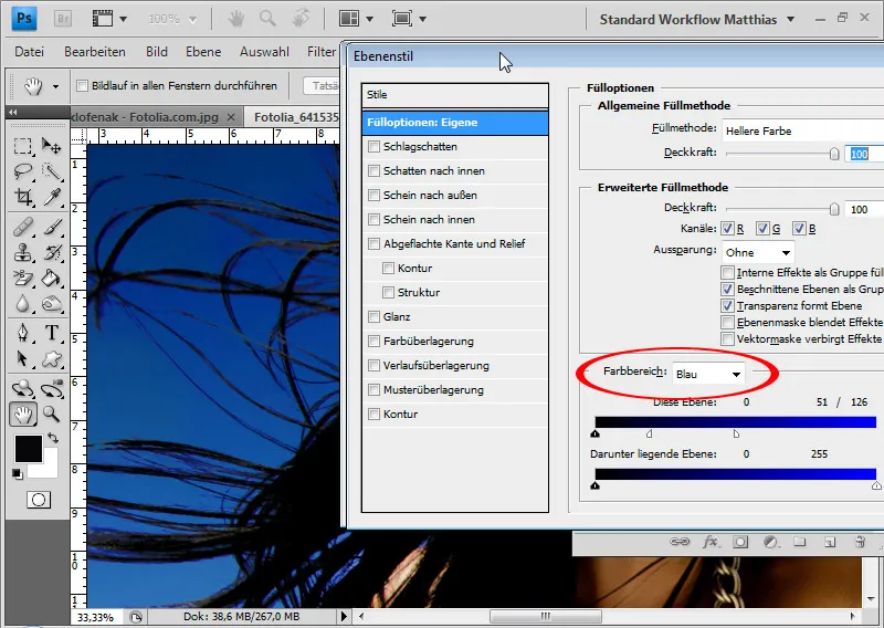 Hair clipping with layer mode offsets - so quick and fantastic